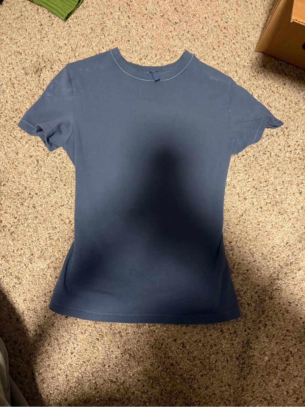 Skims Blue Fitted Tee
